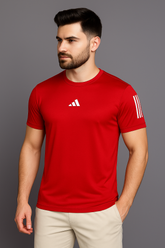 Adi Dri-Fit T-Shirt - Red - Drizzle.pk